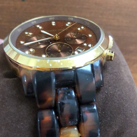 Michael Kors Tortoise Shell Watch